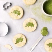 Matcha Triceratops Cookies | Teak & Thyme