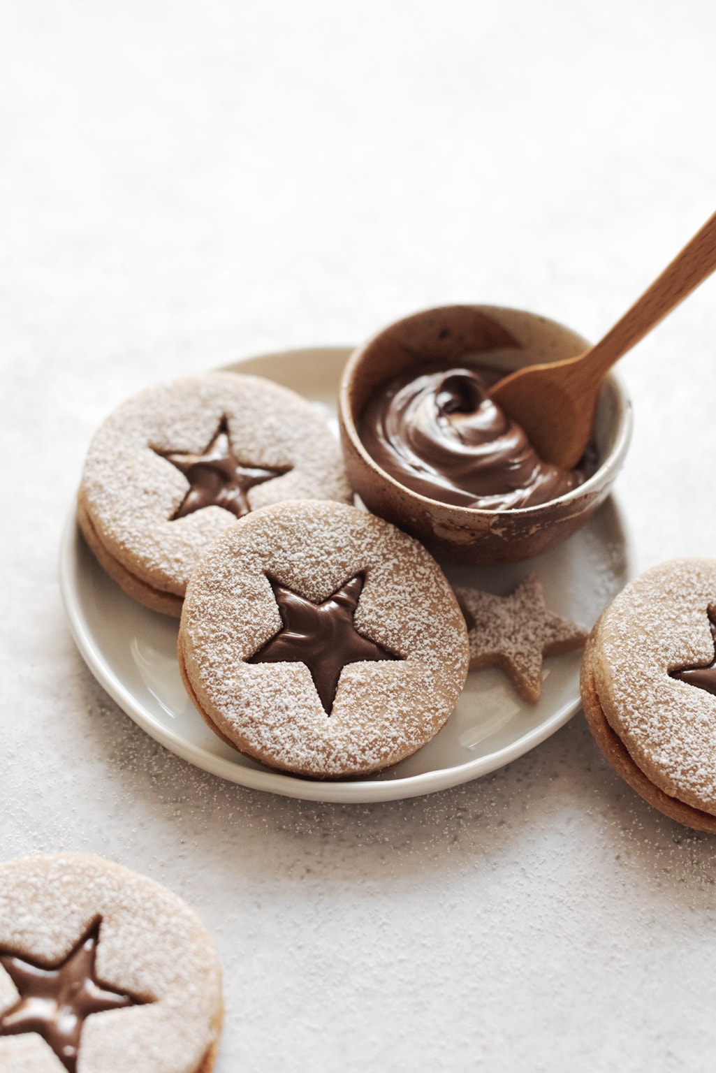 Hazelnut Linzer Cookies - Teak & Thyme