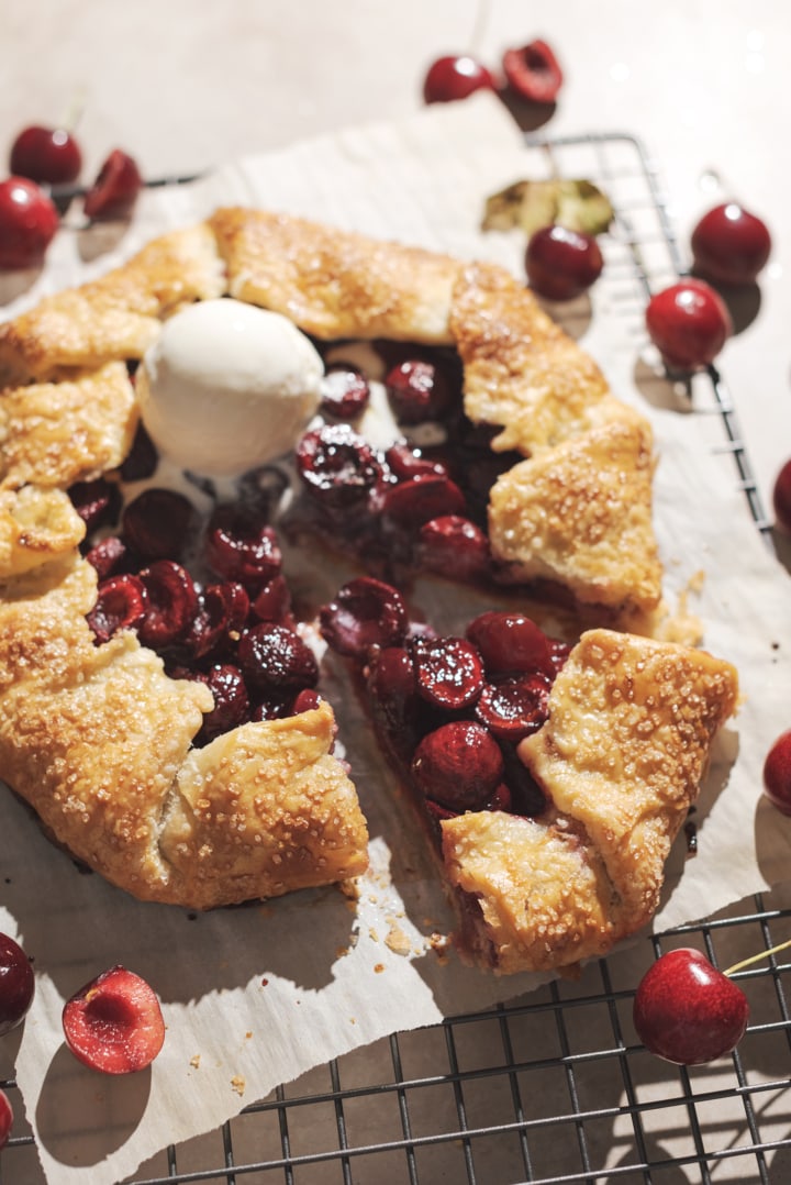 Cherry Galette - Teak & Thyme