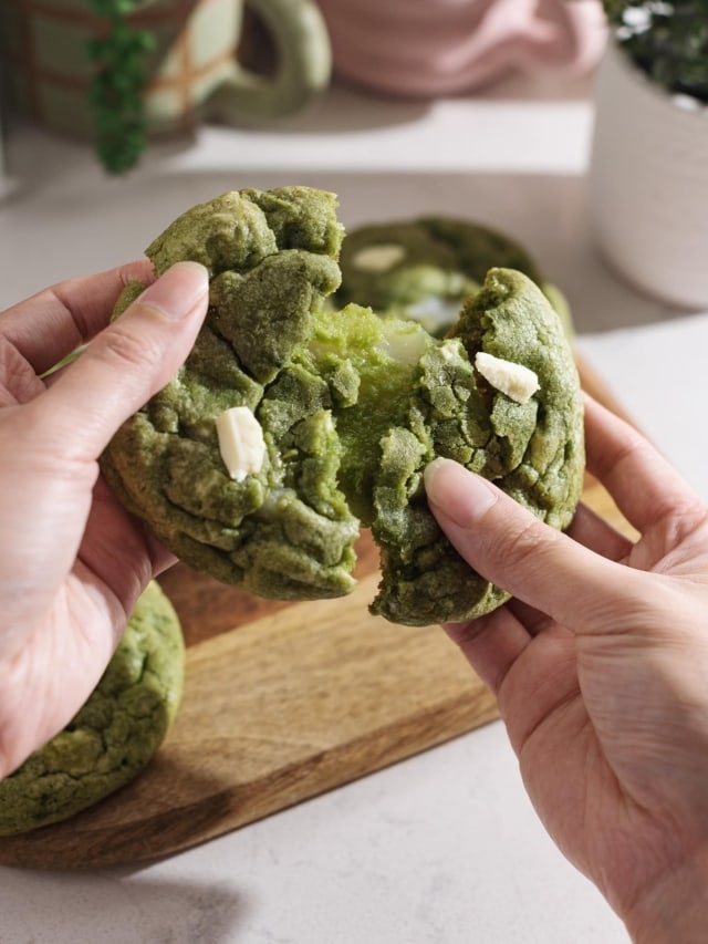 How to make: Matcha Mochi Cookies