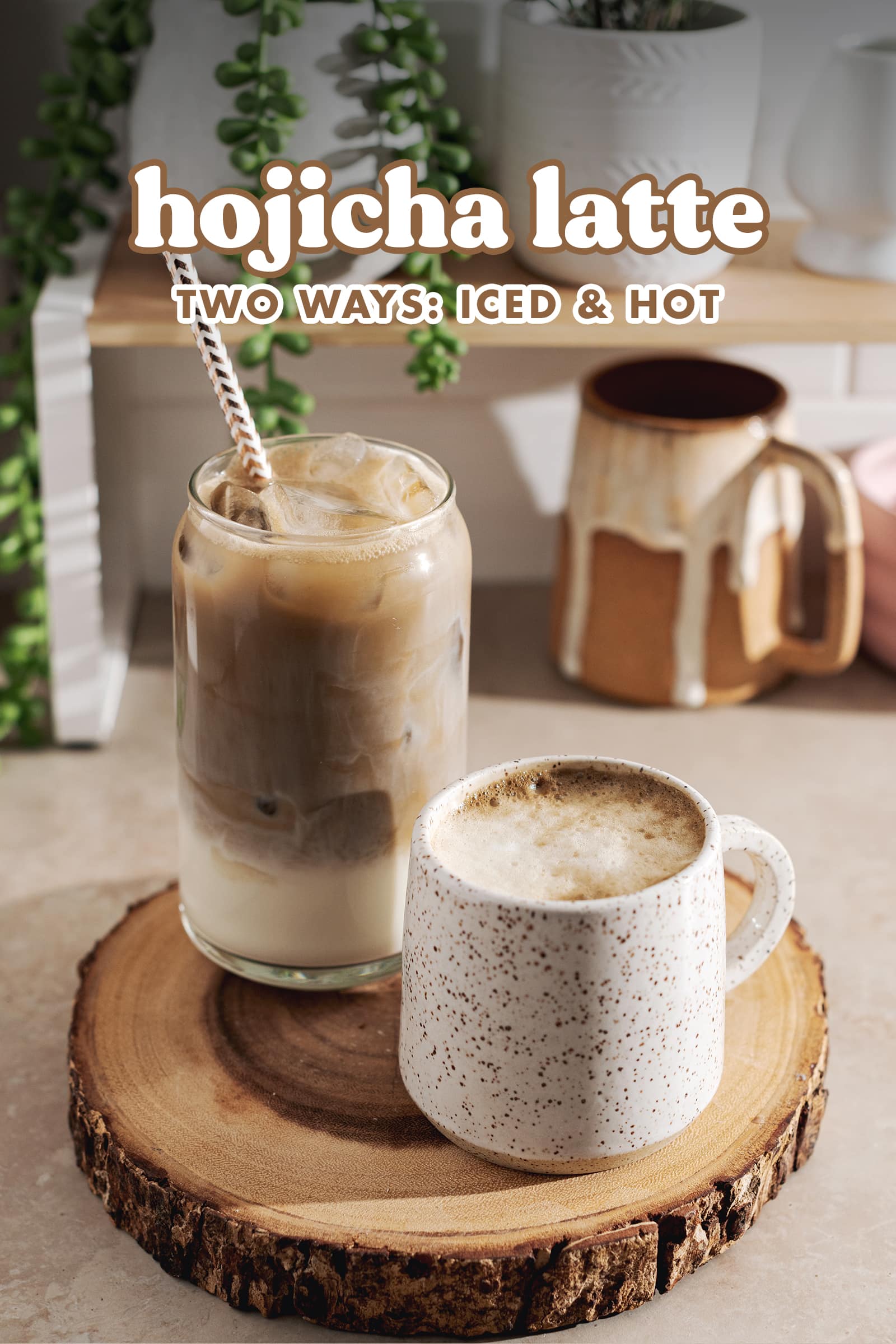 Proses penyajian Hojicha Latte yang sempurna