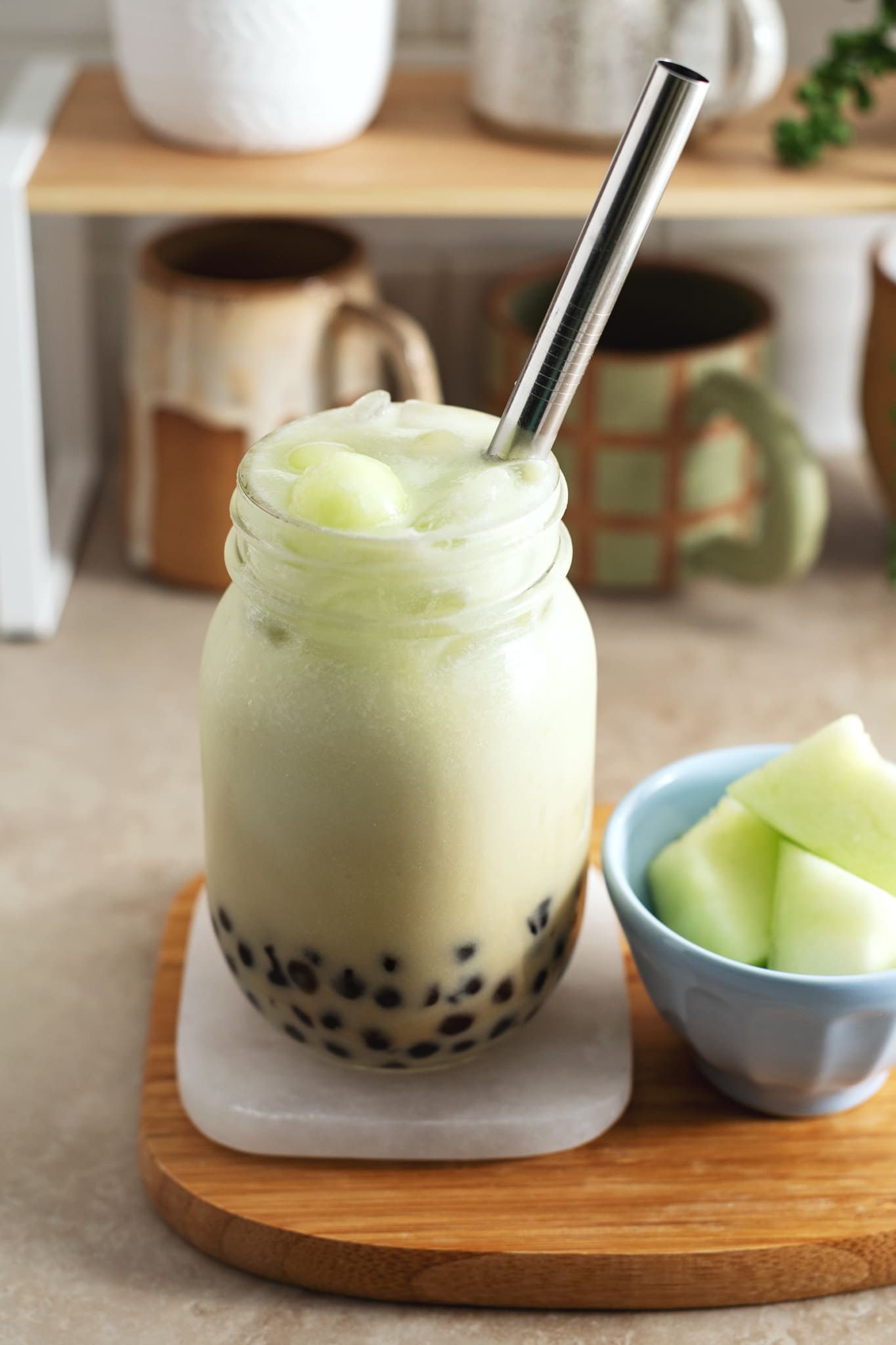 Honeydew Bubble Tea Teak & Thyme