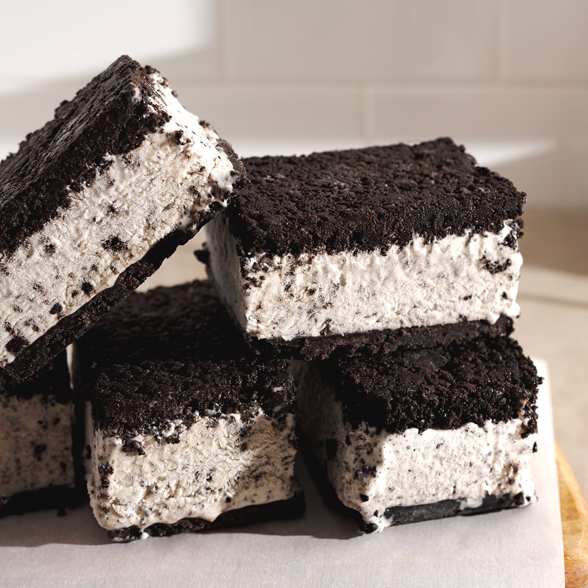 Oreo Ice Cream Sandwich 3 Ingredient Oreo Ice Cream Sandwiches A