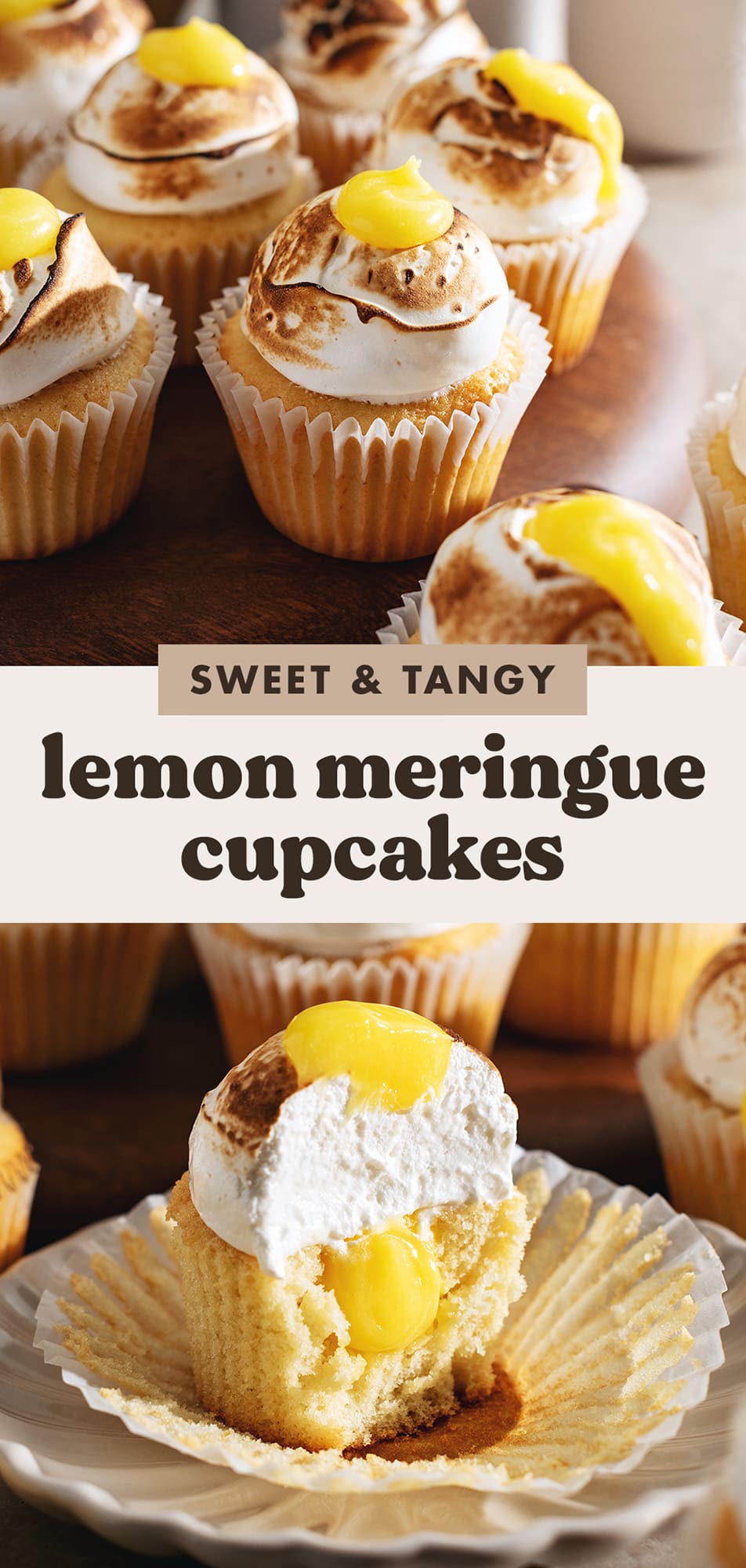 Lemon Meringue Cupcakes - Teak & Thyme