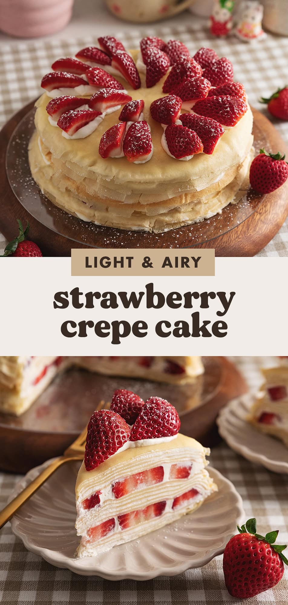 Strawberry Crepe Cake, What Is Strawberry Crepe Cake