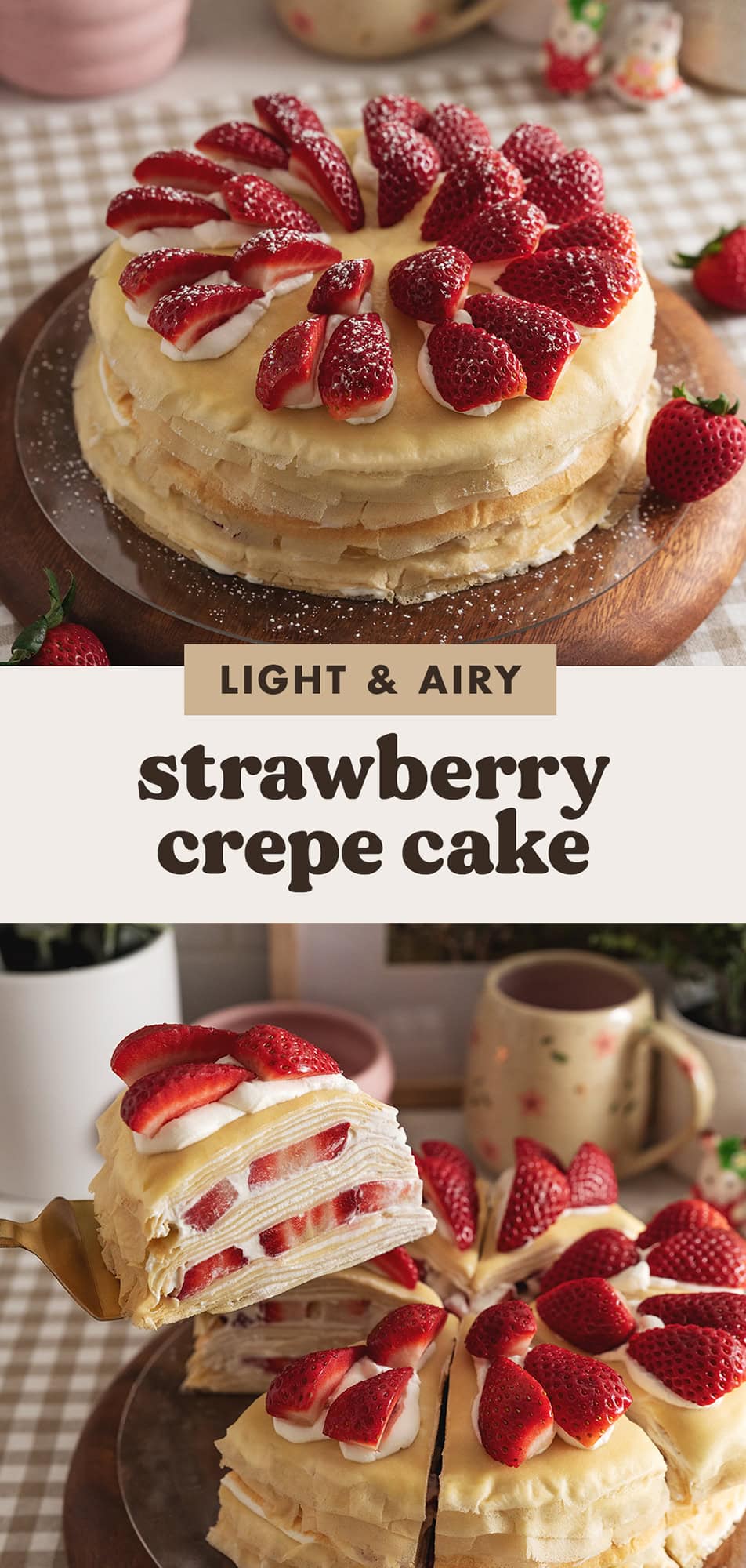 Strawberry Crepe Cake, What Is Strawberry Crepe Cake