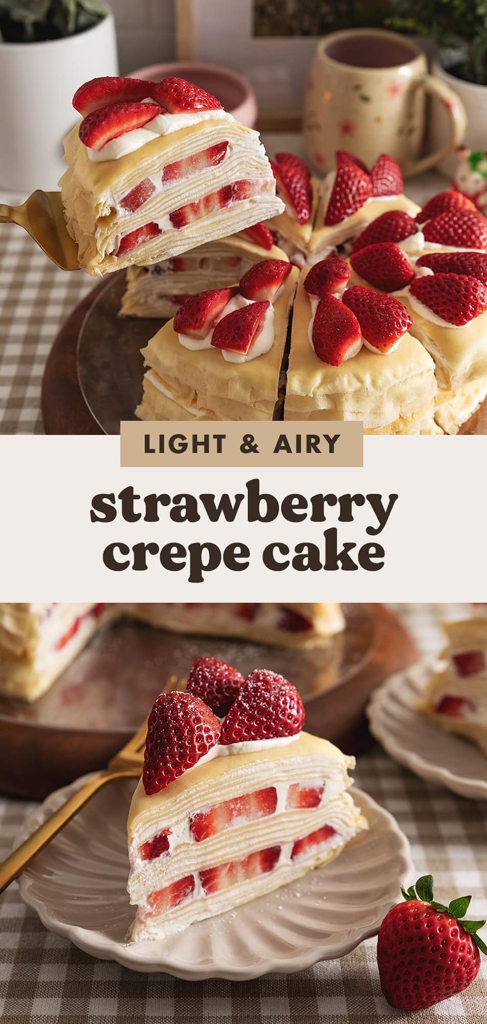 Strawberry Crepe Cake, What Is Strawberry Crepe Cake