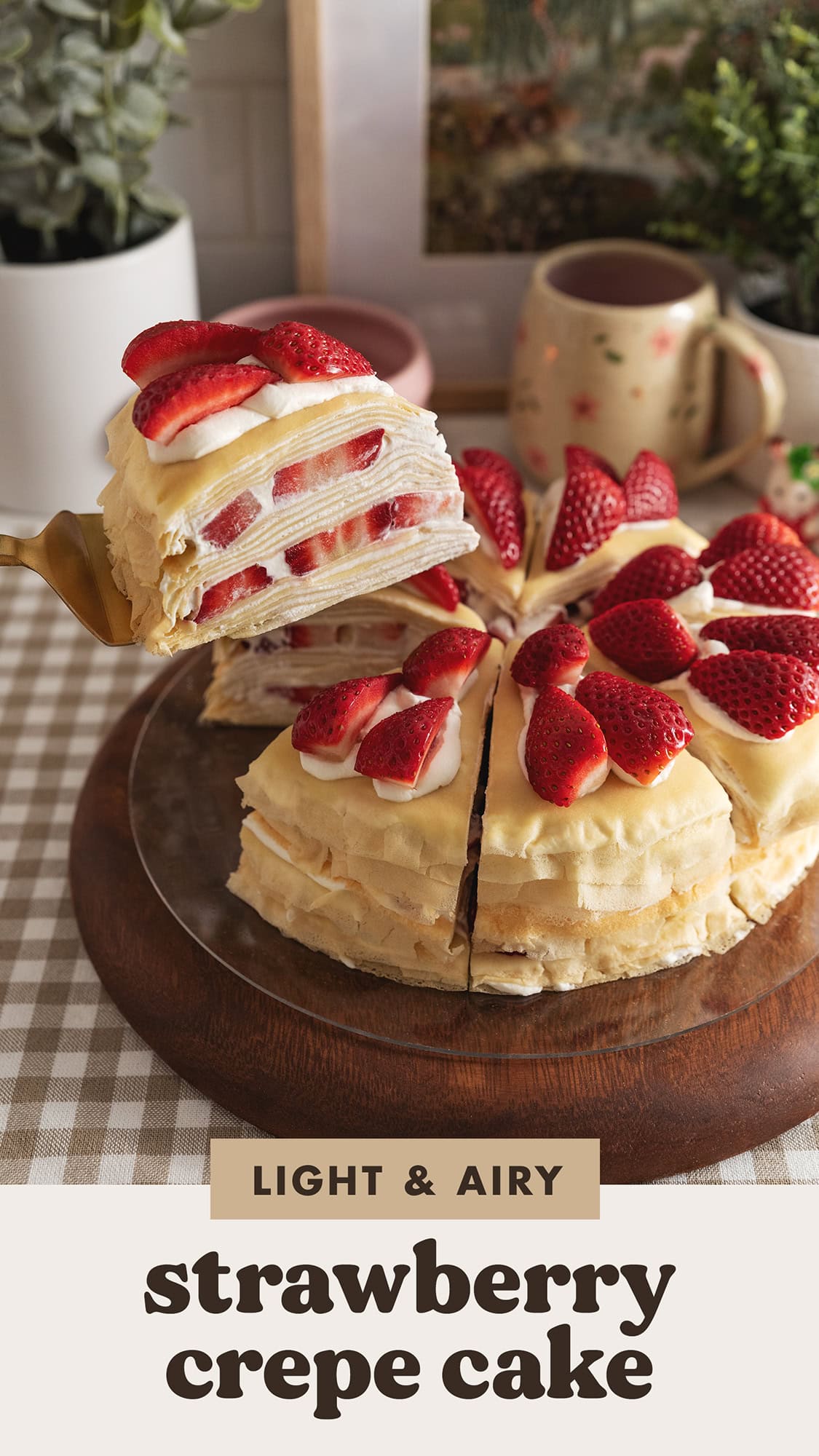 Strawberry Crepe Cake, What Is Strawberry Crepe Cake
