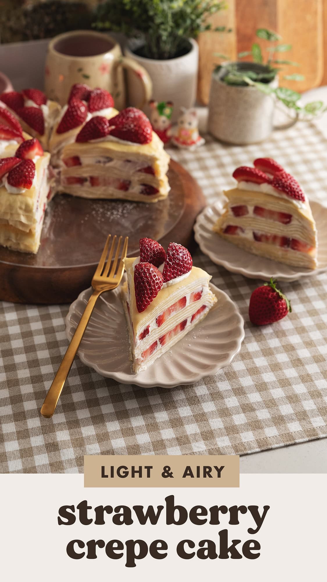 Strawberry Crepe Cake, What Is Strawberry Crepe Cake
