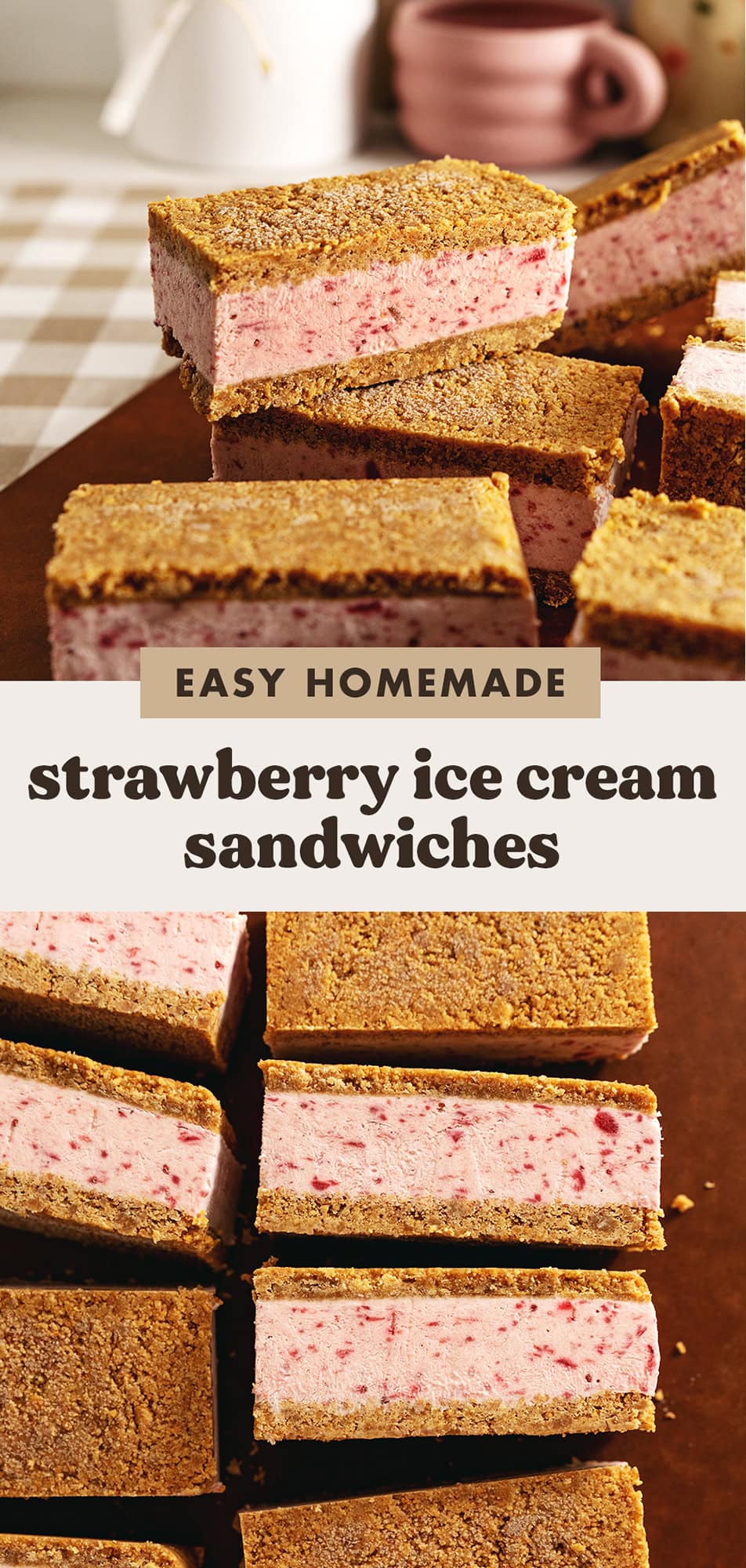 Strawberry Ice Cream Sandwiches with a Crunchy Graham Cracker Crust 17 Strawberry Ice Cream Sandwiches, What Is Strawberry Ice Cream Sandwiches