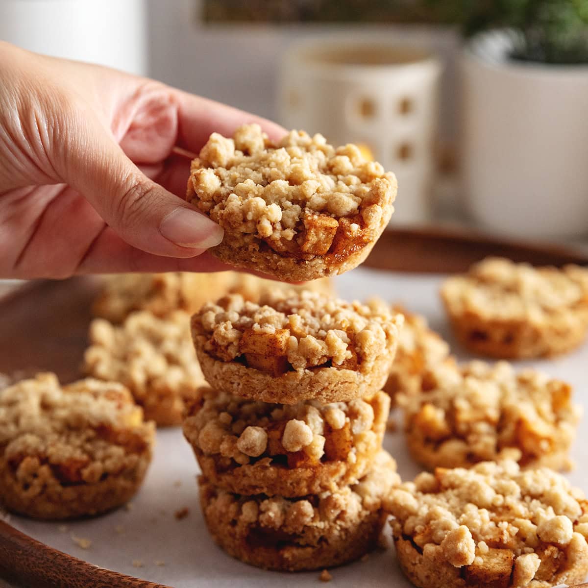 Apple Crumble Cookies - Teak & Thyme